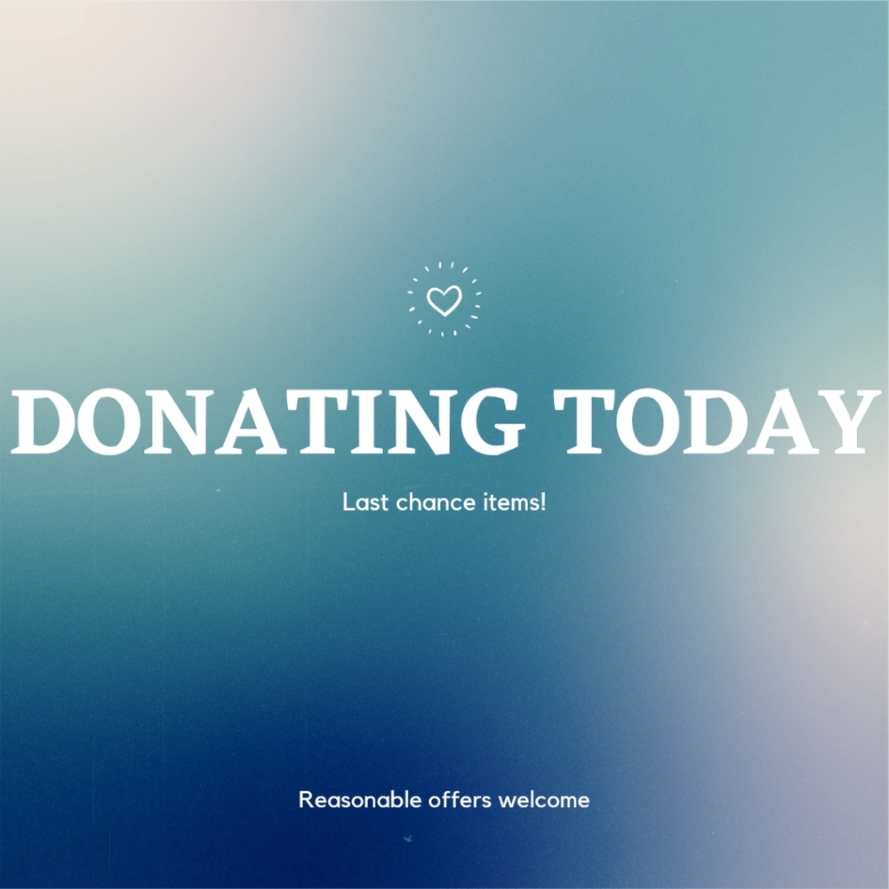 ‼️DONATING TODAY‼️